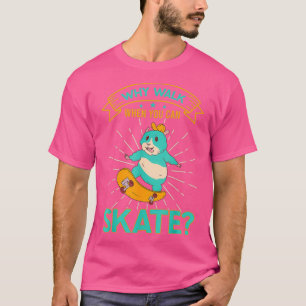 Camiseta Skater Hamster Skate Por Que Andar Na Velha Escola