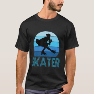 Camiseta Skater Ice Skater Fema De Dança De Gelo