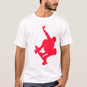 Camiseta Skater Vermelho Escarlate