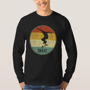 Camiseta Skater Vintage Skateboard Retro Skateboarder Gráfi
