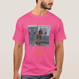 Camiseta Skater Werewolf Japonês
