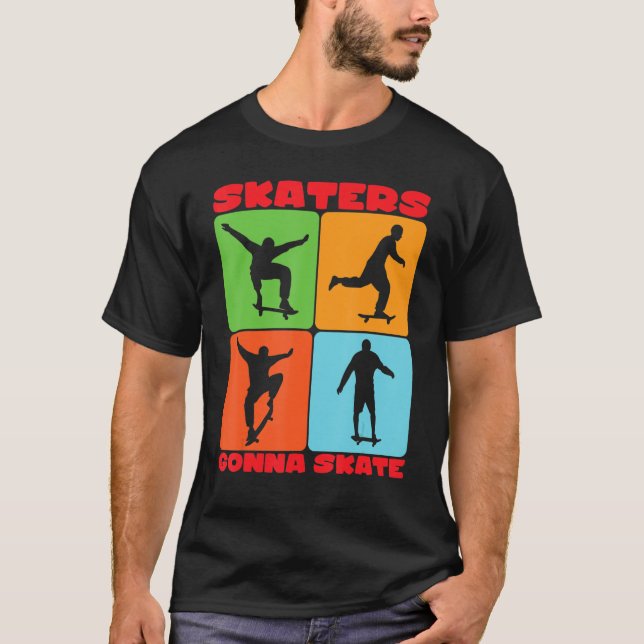 CAMISETA SKATERS VÃO SKATE (Frente)