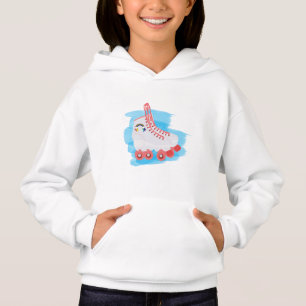 Camiseta Skates de cilindro com barra de cores d'água