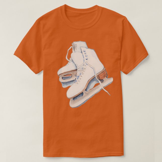 Camiseta Skates de gelo 10 (Frente do Design)