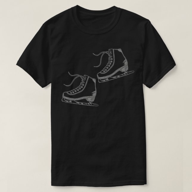 Camiseta Skates de gelo 12 (Frente do Design)