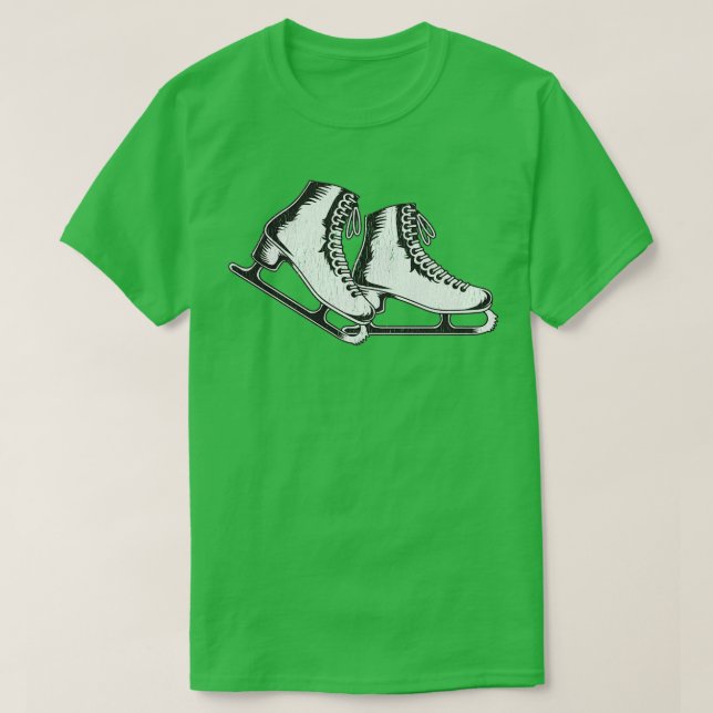 Camiseta Skates de gelo 2 (Frente do Design)
