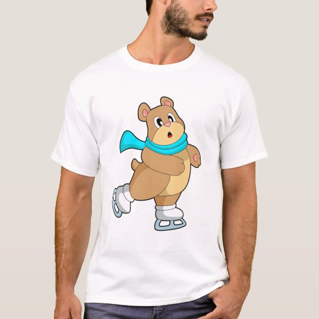 Camiseta Skates de gelo com gelo (Frente)