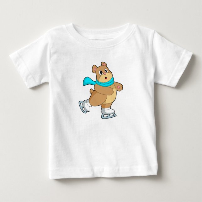 Camiseta Skates de gelo com gelo (Frente)