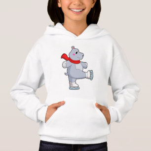 Camiseta Skates de gelo com gelo de Hippo