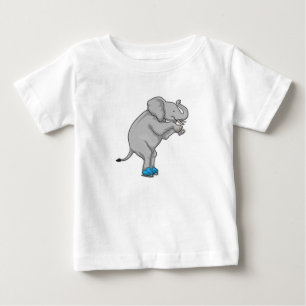 Camiseta Skates de gelo com gelo elefante