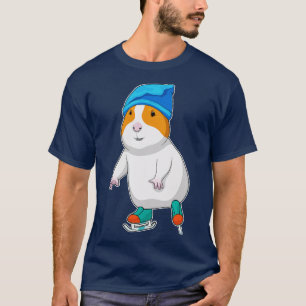 Camiseta Skates De Gelo De Ice De Hamster