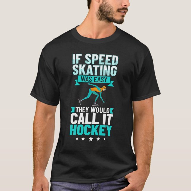 Camiseta Skates De Patinação Rápida Traçado Por Patinador D (Frente)