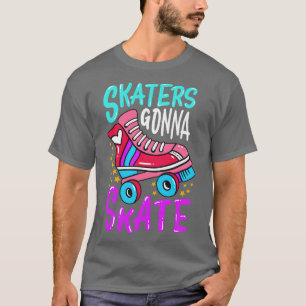Camiseta Skates de rolos de patinagem 1