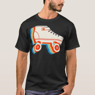 Camiseta skates do cilindro 70S Imagem retrorativa do disco