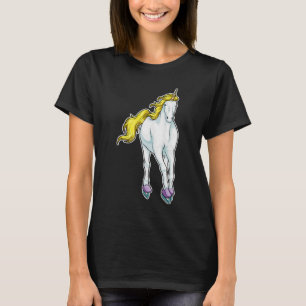 Camiseta Skates do cilindro de patinação de gelo Unicorn