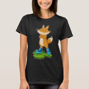 Camiseta Skates do cilindro de patinação em linha Fox