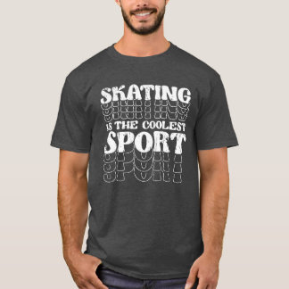 Camiseta Skating is the Coolest Sport Ice Skating retro
