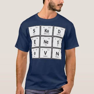 Camiseta Skcontinuar com Mesa periódica de Elementos 1