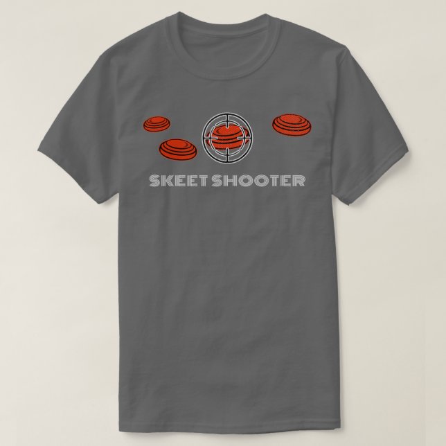 Camiseta Skeetshooter Clay Pigeon Trap Shooting Design (Frente do Design)