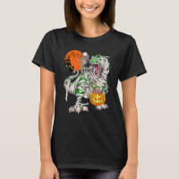 Skeleton Andando Dinossauro Rex Assustador Lua de