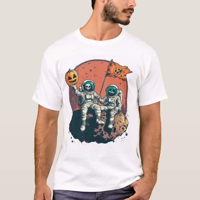 Camiseta Skeleton Astronaut Crew (Frente)