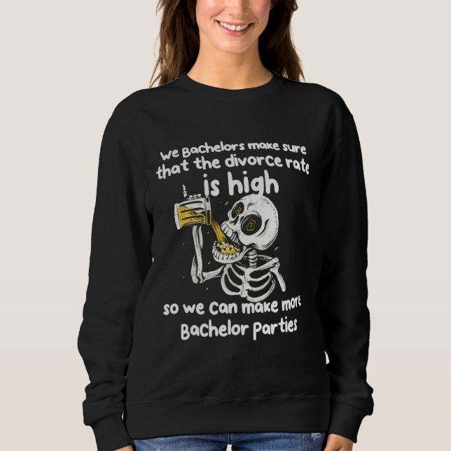 Camiseta Skeleton Bachelors Parties (Frente)