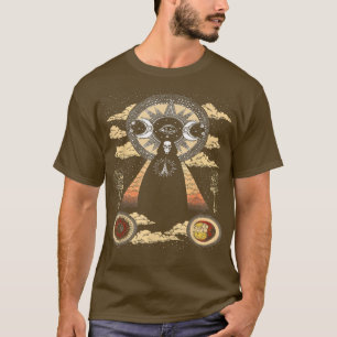 Camiseta Skeleton Baphomet Sigil of Baphomet Satã Go