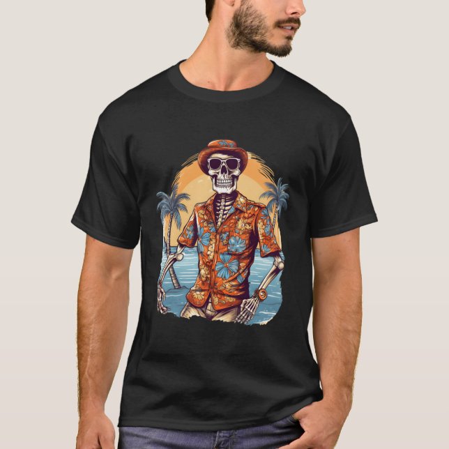 Camiseta Skeleton Beach (Frente)