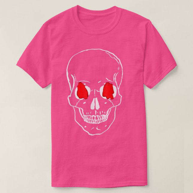 Camiseta Skeleton Black Red Designer  (Frente do Design)
