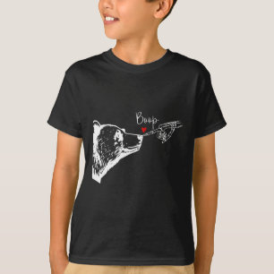 Camiseta Skeleton Boop Bear Dia de as Bruxas engraçado Meni