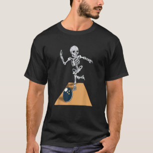 Camiseta Skeleton Bowling Shirt Bowler Hal