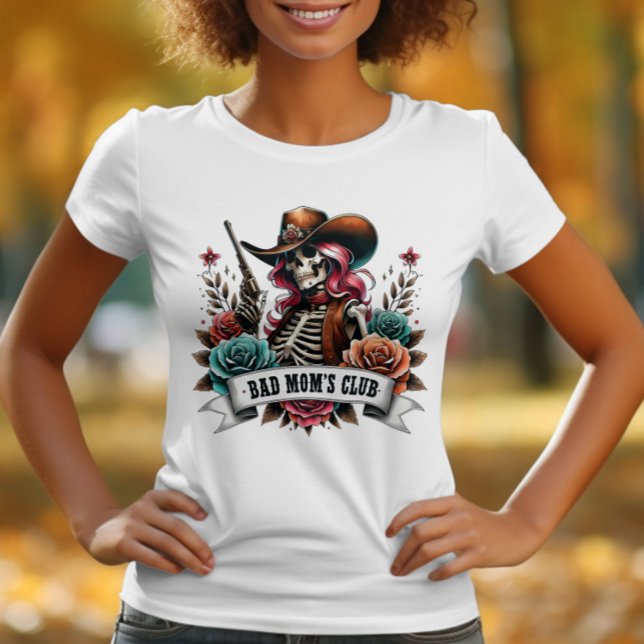 Camiseta Skeleton Cowboy Com Arma (Criador carregado)