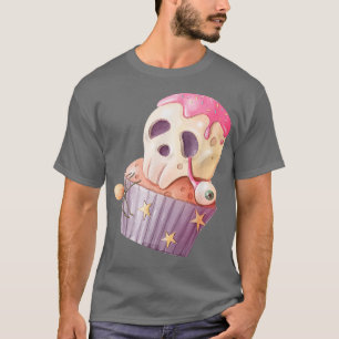 Camiseta Skeleton Cupcake Yummy Espuma-estrela