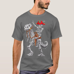 Camiseta Skeleton de fantasia de Halloween Pirata Skeleton