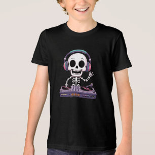 Camiseta Skeleton DJ Halloween