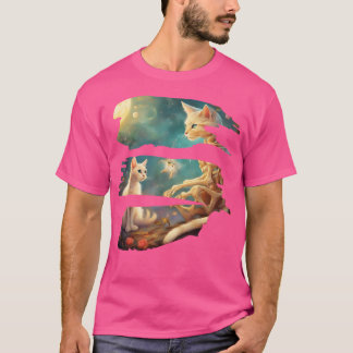 Camiseta Skeleton E Gatos Melhores Amigos Gatinhos Engraçad