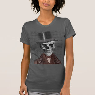 Camiseta Skeleton Gentleman e Chapéu Superior