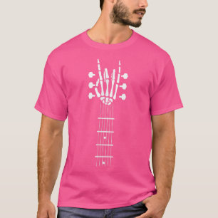 Camiseta Skeleton Guitarra Costume Legal Fácil Halloween G