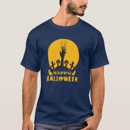 Camiseta Skeleton Halloween Graveyard