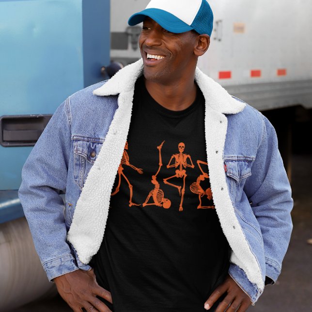 Camiseta Skeleton Halloween Tshirt Dancing Skeleton (Criador carregado)