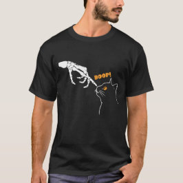 Camiseta Skeleton Hand Boop no Dia de as Bruxas engraçado d