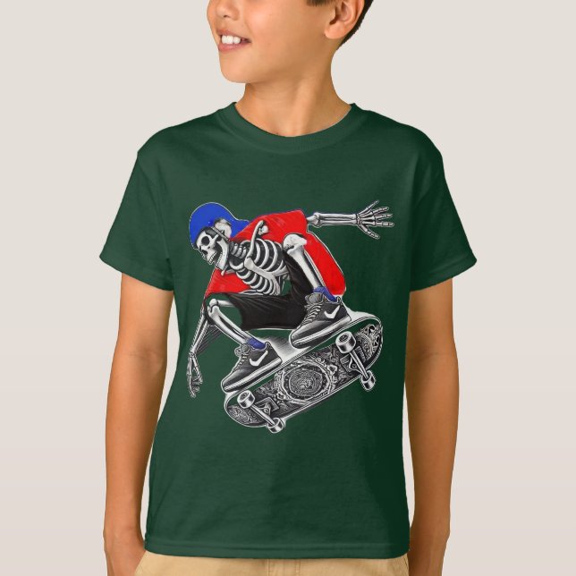 Camiseta Skeleton Hang 10 Tshirt (Frente)