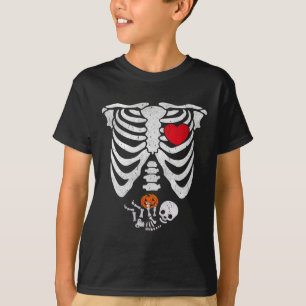 Camiseta Skeleton Heart Halloween Costumes by