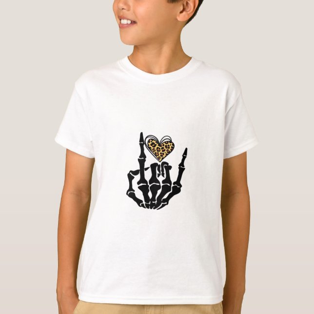 Camiseta Skeleton Heart Hands Classic (Frente)