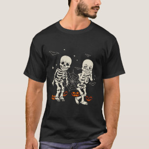 Camiseta Skeleton Kids Griddy Dance Halloween Trick Ou Trea