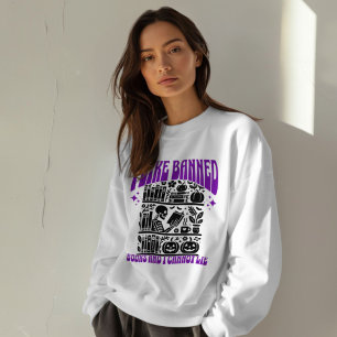 Camiseta Skeleton Leio Livros Banidos Halloween