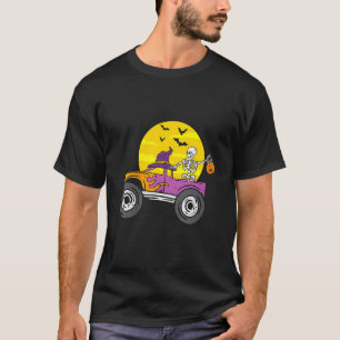 Camiseta Skeleton Monster Truck Moon Candy Toddler Boys Hal