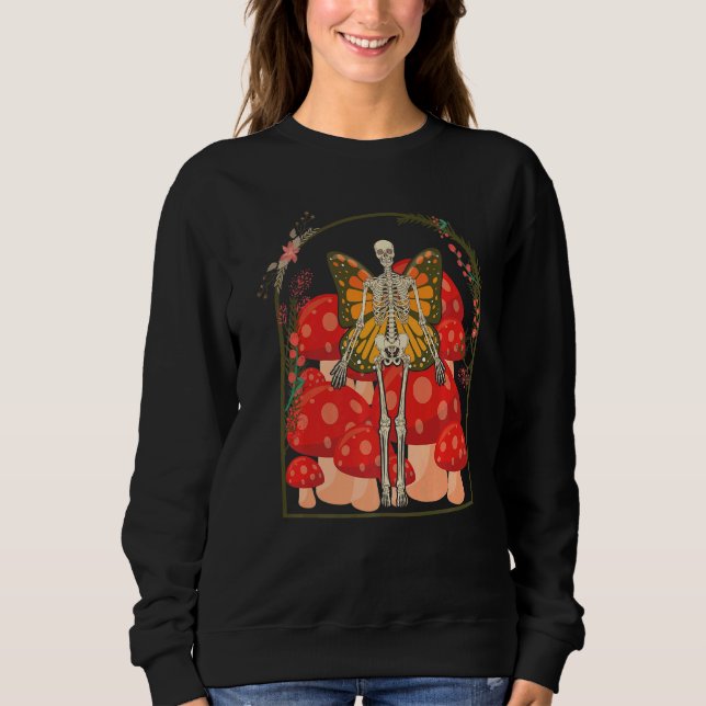 Camiseta Skeleton Mushroom Naturcore (Frente)