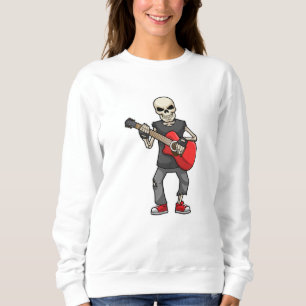 Camiseta Skeleton na Música com Violão