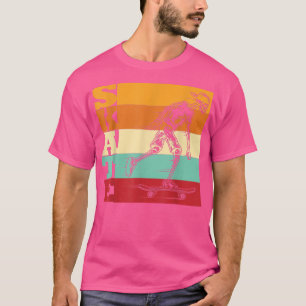 CAMISETA SKELETON RETRO SKATER FUNNY